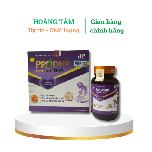 Viên uống Pro Dung Hung Pharma Femum DHA bổ sung vitamin phụ nữ mang thai và cho con bú 30 viên