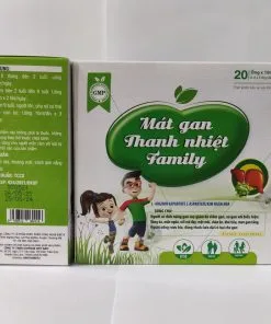 Mát gan thanh nhiệt Family - Giải độc, mát gan, tăng cường chức năng gan