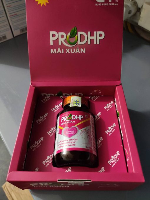 Viên uống Pro Dung Hung Pharma Mãi Xuân cân bằng nội tiết tố phụ nữ làm đẹp da 20 viên