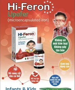 Siro sắt dạng nhỏ giọt Hi Feron, bổ sung hỗ trợ tái tạo hồng cầu, cho trẻ thiếu máu [NHẬP KHẨU CHÍNH HÃNG]