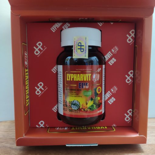 Viên uống Lypharvit Q10 Dung Hung Pharma đông trùng hạ thảo giúp ăn ngon 30 viên