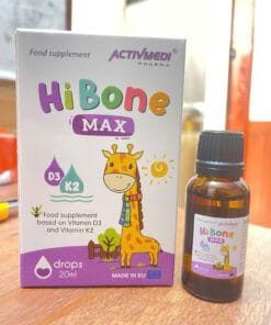 Vitamin D3K2 HIBONE MAX bổ sung D3 cho trẻ, tăng hấp thu canxi - [NHẬP KHẨU CHÍNH HÃNG]