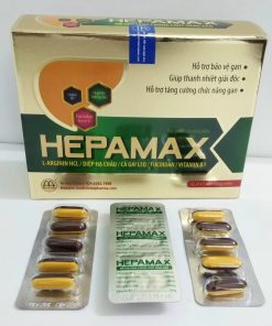 Viên giải độc gan HEPAMAX hỗ trợ giải độc gan, mát gan, thanh nhiệt, tăng cường chức năng gan - Hộp 60 viên